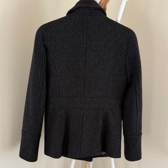 J. Crew Charcoal Double-Breasted Peacoat - Picture 4 of 7